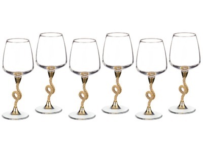 Набор бокалов для вина из 6 шт.370 мл. высота=22 см. Claret Di (661-034) 