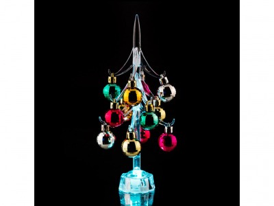 Фигурка с подсветкой "елочка с шарами" 10*10*26 см. Polite Crafts&gifts (786-165) 