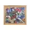 Картина яркие бабочки, стразы,55х45см (562-032-29) 