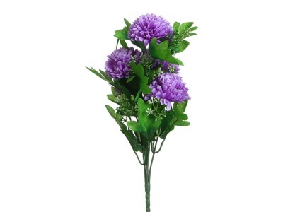 Цветок искусственный "астра" высота=32 см. Huajing Plastic (23-304)