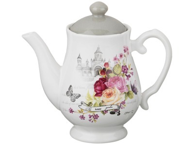 Чайник заварочный "розовый сад" 1000 мл. Hebei Grinding (358-921) 