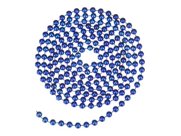Бусы диаметр=0,8 см. длина=2 м. синий Polite Crafts&gifts (858-011)
