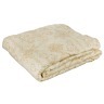 Одеяло бамбук  легкое 140*205 см, верх:тик-100% хлопок, наполнитель: 100% полиэстер, сливочный с рис (556-171) 