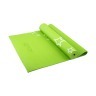 Коврик для йоги FM-102, PVC, 173x61x0,6 см, с рисунком, зеленый (78599)
