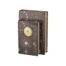 Шкатулка-книга с часами кварцевыми 33*22*13 см.диаметр циферблата=7 см. Polite Crafts&gifts (184-310) 