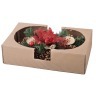 Подсвечник с красным цветком на 2 свечи 28*17,5 см Polite Crafts&gifts (160-175) 