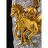 Панно "лошади" золото 85*120 см. Lefard (50-375)