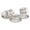 Чайный набор "бахрейн"  на 6 персон 12 пр.250 мл. Porcelain Manufacturing (169-066) 
