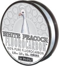 Леска Balsax White Peacock Fluorocarbon Box 100м 0,25 (5,53кг) (19004)