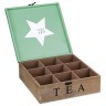 Шкатулка для чая "звезда" зеленая 24*24*9 см Polite Crafts&gifts (222-352) 