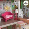Деревянный кукольный домик "Карамельная Саванна", с мебелью 14 предметов в наборе, для кукол 30 см (65851_KE)