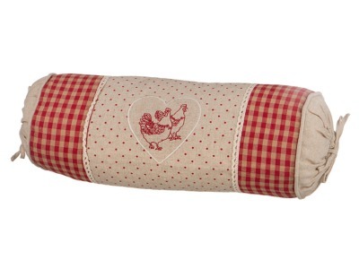 Декоративная подушка-валик коллекция "куриное царство" ф 16*40 см. Gree Textile (222-255) 