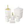 Набор для ванной комнаты 6 пр.:дозатор для мыла, подставка для мыла, подставка для зубных щеток , ст Porcelain Manufacturing (437-042) 