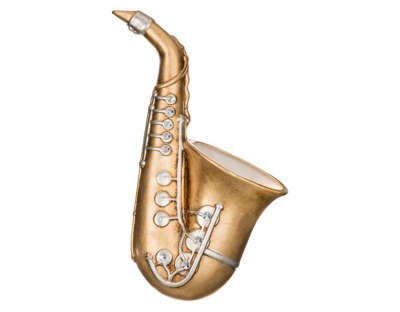 Декоративное изделие "саксофон" 38*12*10 см. Ceramiche D'arte (335-313) 