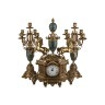 Набор:часы+2 подсвечника (кварцевые) высота=52/52 см.диаметр циферблата=10 см. Olympus Brass (292-017)