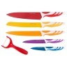 Набор ножей нжс с полимерным покрытием и овощечистка 6 пр. Yangjiang Eka (911-401) 