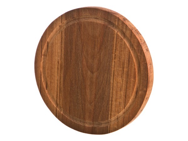 Доска разделочная деревянная круглая бук диаметр=19 см. толщина=2 см. Agness (430-117)