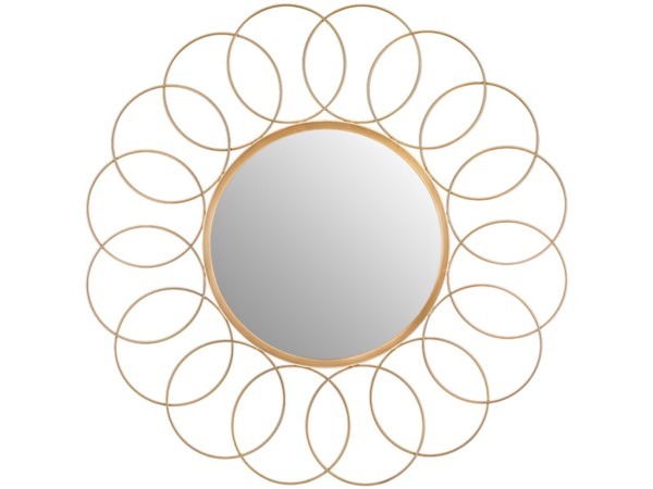 Зеркало настенное диаметр=58 см. зеркало=30 см. Lefard (764-029)