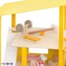 Деревянный кукольный домик "Солнечная Ривьера", с мебелью 21 предмет в наборе, для кукол 15 см (PD216-01)