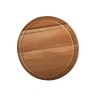 Доска разделочная деревянная круглая бук диаметр=25 см. толщина=2 см. Agness (430-116)