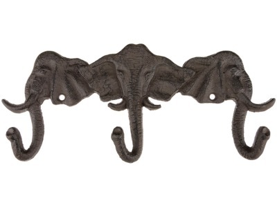 Крючок настенный "слоны" 27*12 см. Ningbo Gourmet (768-163) 