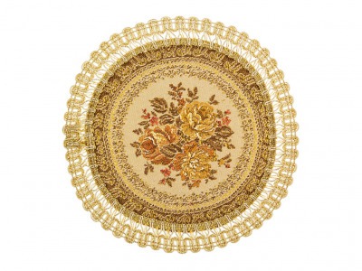 Салфетка декоративная диаметр=16 см. Gree Textile (262-001) 