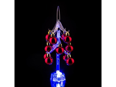 Фигурка с подсветкой "елочка с шарами" высота=25 см. Polite Crafts&gifts (786-167) 