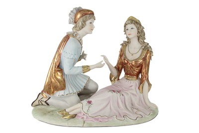 Статуэтка Ромео и Джульетта, бронза Sabadin (SB224BR)