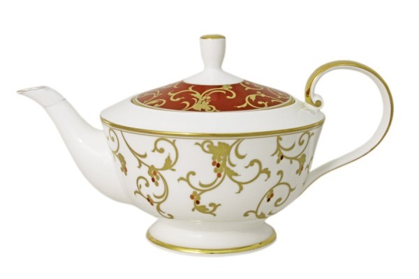 Чайник (белый) с крыш.(красн) Анатолия - N96195-4416AL Narumi