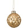 Декоративное изделие шар стеклянный диаметр=6 см. высота=7 см. цвет: золотой (кор=120шт.) Dalian Hantai (862-067)