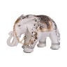 Фигурка слон белый "умеренность в тратах" 70*36*40 см. Hebei Grinding (114-113) 