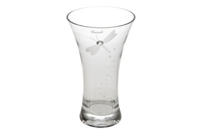 Ваза для цветов Стрекоза 25,5 см. Deco Glass ( D04084_0250_0976AL )