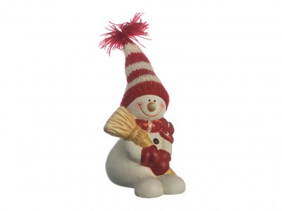 Фигурка "снеговик" 7.2*6.2*8.6см Polite Crafts&gifts (156-739) 