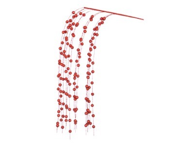 Изделие декоративное "ветка" длина=85 см. красная Huajing Plastic (241-1103) 