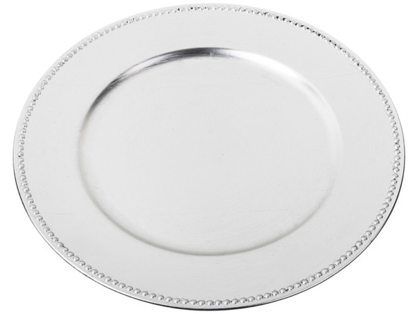 Пластиковая подстановочная тарелка 33*33*2 см. без упаковки Bwss Kitchenware (505-071) 