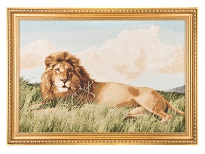 Гобеленовая картина "царь зверей" 84х119см. (404-567-01) 