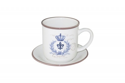 Чашка с блюдцем Королевский LF Ceramic (LF-410F5763-1-AL)