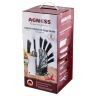Набор ножей agness нжс на пластиковой вращающейся подставке 8 пр. Agness (911-501)