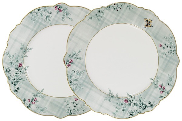 Набор из 2-х обеденных тарелок Есения в подарочной упаковке - AL-NWP10875-015-PW Anna Lafarg Primavera