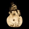 Фигурка с подсветкой "снеговик" высота=32 см. (кор=6шт.) Lefard (174-370)