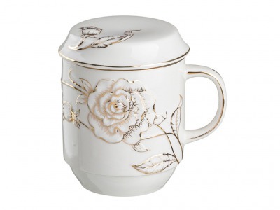 Кружка "софия: золотая роза" 400 мл. Porcelain Manufacturing (418-260) 