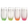 Набор стаканов из 4 шт "neon frozen" 470 мл. Crystalex Cz (674-388) 