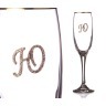 Бокал для шампанского "ю" с золотой каймой 170 мл. (802-510028) 