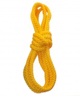 Скакалка для художественной гимнастики TS-01, 3 м, желтая (117657)