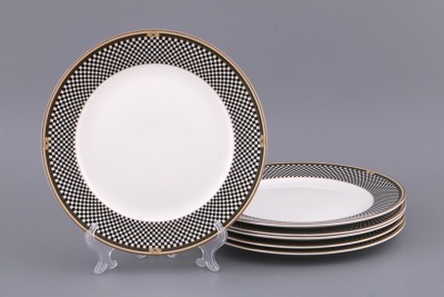 Набор тарелок сервировочных из 6 шт.диаметр=25 см. Porcelain Manufacturing (133-157) 