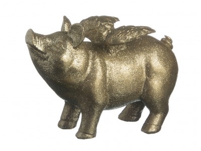Фигурка "крылатая свинья" 16.5*9.5*12 см Polite Crafts&gifts (156-441) 