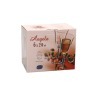 Набор бокалов для вина из 6 шт."анжела импрешн" 250 мл. Crystalex Cz (674-012) 