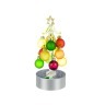Елочка декоративная с шарами и подсветкой высота=18 см.(мал-18/кор=36шт.) Lefard (594-024)