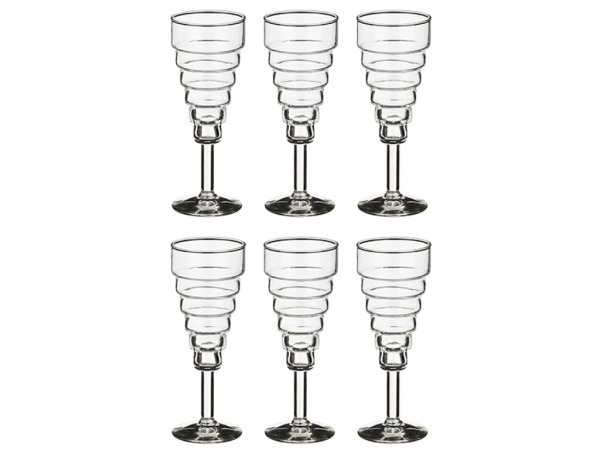 Набор бокалов для шампанского из 6 шт. "etore" 140 мл. высота=17 см. DUROBOR (617-062)
