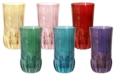Набор: 6 стаканов для воды Адажио, цветная Same (SM2210L)